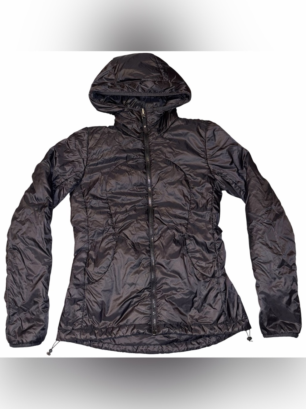 Lululemon Black Reversible Hooded Full-Zip Puffer Jacket, Layer Up, 2 or 4